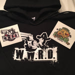 W.W.R.D. "hoodie" w/ 2 stickers