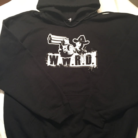 W.W.R.D. "hoodie" w/ 2 stickers